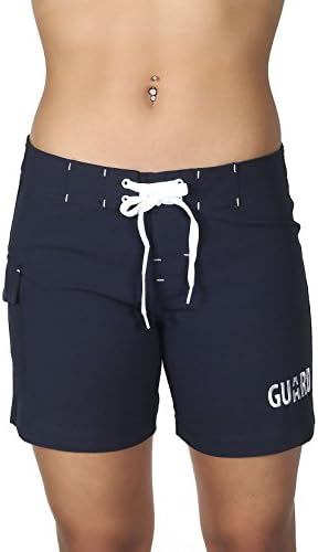 Ultrastar Women's Guard 5-Inch Board Short Stretch - Navy - Large