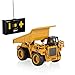 Top Race 4 Channel Mini Remote Control Dump Truck 1:64 Scale, Mini Construction Toys Series (TR-012)