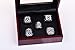 HASTTHOU Dallas Cowboys Supper Bowl Championship Rings Display Box Full Set Replica (White)
