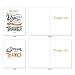 10 Small Thank You Greeting Cards with Envelopes, All-Occasion ‘Words of Appreciation’ Note Cards Featuring Artfully Rendered Quotes about Gratitude (4