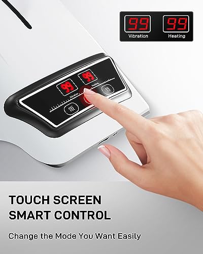 XIAOLANG Knee Massager, Cordless Knee Massager for Circulation and Pain Relief, with 9 Modes of Vibrating Massage and 3 Levels of Heating for Swelling Stiff Joints