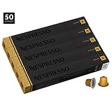 Nespresso Capsules OriginalLine, Volluto Decaffeinato Mild Roast Coffee, 50 Count Coffee Pods, Brews 1.35 oz