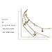 Edary Layered Necklaces Gold Choker with Evil Eye Rhinestone and Star Jewelry for Women and Girls