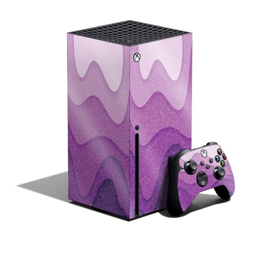 Glossy Glitter Gaming Skin Compatible with Xbox Series X Bundle - Papercraft Pu…