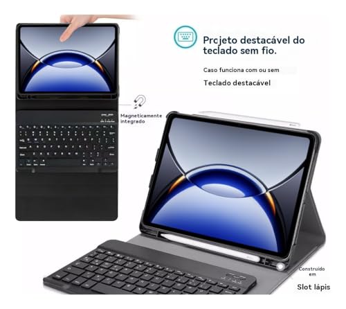 Capa Para iPad 10ª Geração /11ª Geração (A16) Com Teclado e mouse