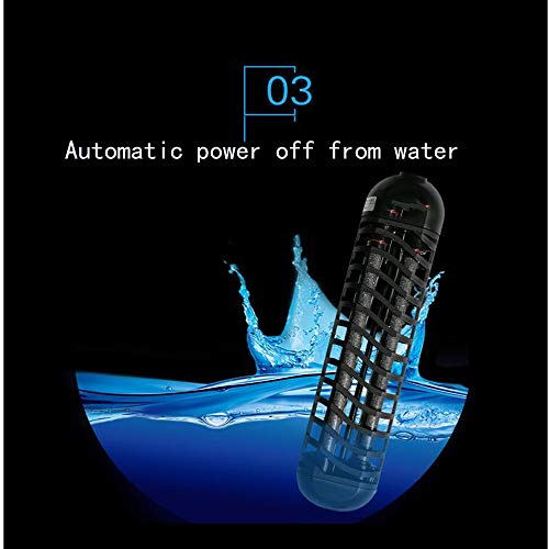 SISHUINIANHUA Heating Rod Fish Tank Constant Temperature Automatic High Power Heating Rod,1500W
