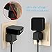 Sunggo Dual wall charger iPhone iPad Charger / Samsung Android Micro USB Charger / Travel Dual-USB 2.4 A Wall Charger + 2 Pack（6Ft 10Ft） iPhone lightning Cable