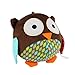 KINGMAS(R) Cute Animal Ball shaped Stuffed Soft Toy Bell Rattle Gift Baby Kids - Owl