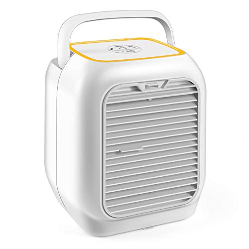 VANTAKOOL Personal Air Conditioner Fan, Air Personal Space Cooler 9.5-inch Small Desktop Fan Quiet Personal Table Fan Mini Evaporative Air Circulator Cooler Humidifier Bladeless Quiet for Office, Dorm - Thumbnail 7