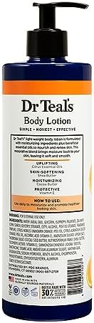 Dr Teal's Moisture Glow Radiant Body Lotion Vitamin C Citrus Oil 18 fl oz view 3