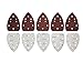 FUGEN 75PCS Assorted Grit 40 80 120 240 400 Mouse Detail Sandpaper Sanding Paper Sanding Sheets Pads