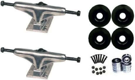Frontage Pro Silver Skateboard Deck Trucks Package