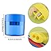 Zonon Double Hole Oval Shaped Pencil Sharpener with Cover and Receptacle Manual Pencil Sharpener Hand Pencil Sharpener for Office Home Supply (12)