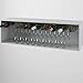 Wallniture Under Cabinet Durable Iron Wine Storage Rack for 3 Liquor Bottles (Gray)