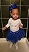 Dancina Easter Tutu 0-5 Months Royal Blue