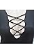 Pink Queen Women's One Piece Knit Tight Bodysuit Jumpsuit Size XL Black