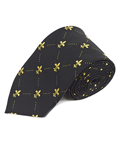 Gentleman's Fleur de Lis Pattern Necktie