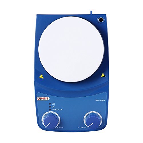 Four E's Scientific 5 inch 50-1500rpm Lab Magnetic Hotplate Stirrer - Thumbnail 7