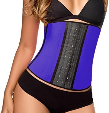 Adjustable Slimming Waist Training Cincher, Blue, 4.8 Ounce