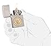 Zippo US Navy Emblem Brushed Chrome Pocket Lighter