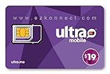 Ultra Mobile triple punch Regular, Micro and Nano all in one SIM Card + $19 Plan free