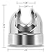 Shower Head Holder, Adjustable and Removable Vacuum Suction Cup Shower Head Holder for Handheld Shower Head, ABS Plastic and Shiny Chrome Finish