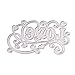 Oldeagle Beautiful LOVE Metal Cutting Dies Stencils For DIY Scrapbooking Album Paper Card Decor Craft (A) (A)