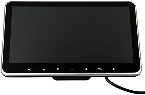 In Car 10.2 Inch Headrest HD 1366x768 LED Monitor Screen SD USB HDMI MP4 MP5 Media Multimedia Player FM Transmitter with 16GB USB Flash by HitCar