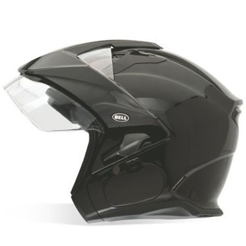 Bell Mag-9 Unisex-Adult Open face Street Helmet (Solid Black, Small) (D.O.T.-Certified)
