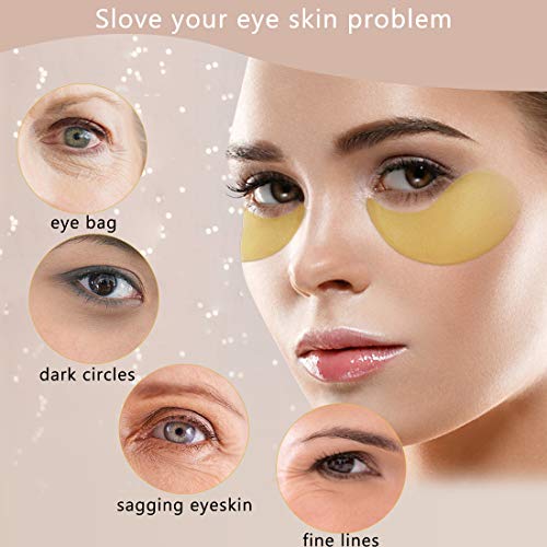 Nimiah 24k Gold Eye Masks AntiAging Under Eye Mask Under Eye Patches
