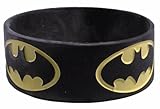 DC Comics BATMAN Repeat Logo Rubber Bracelet WRISTBAND