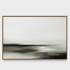 signwin Framed Canvas Wall Art Abstract Seascape Canvas...