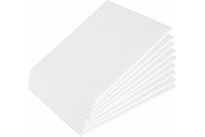 PATIKIL 6x8" Foam Sheet for Crafts, 10 Pack 150x200mm Foam Boards Foam Paper Sheets for Art DIY Crafting Presentations, White