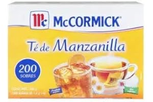 VONLIMEN McCormick 200 Count Box Caffeine Free Chamomile Tea Bags, 1.06 oz