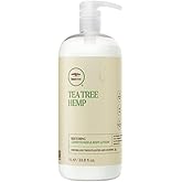 Tea Tree Hemp Restoring Conditioner & Body Lotion, 2-in-1 Hydration, For All Hair Types