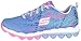 Skechers Kids Girls' Skech-Air-Jumparound Running Shoe,Blue/Multi Knit, 2 M US Little Kid
