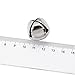 Mudder Silver Jingle Bells Bulk for Festival Decorations DIY Craft, 1 Inch, 40 Pack