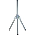Skywalker 3’ TV Antenna Dish Tripod Mast Pole for Roof Mount with Dish Level & Compass (Mast Included)