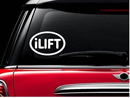 StickerLoaf Brand iLIFT i LIFT Decal Sticker Decals Stickers bodybuilder bodybuilding weightlifter weightlifting powerlifter iphone mock