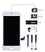 LCD Touch Screen Digitizer & LCD Display Frame Replacement Assembly Full Set for iPhone 7 Plus 5.5inch (White)