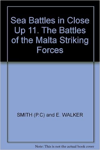 Sea Battles In Close Up 11 The Battles Of The Malta Striking Forces Smith P C And E Walker Amazon Com Books