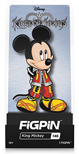 FiGPiN Disney Kingdom Hearts: King Mickey - Collectible Pin with Premium Display Case - Thumbnail 3