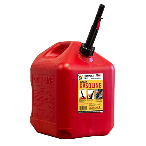 Midwest Can Company 5610 5 Gallon Gas Can Fuel Container Jugs w/Spout photo 12