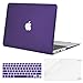 MOSISO Compatible with MacBook Air 13 inch Case (Models: A1369 & A1466, Older Version 2010-2017 Release), Protective Plastic Hard Shell Case & Keyboard Cover & Screen Protector, Ultra Violet