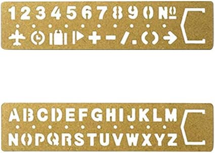 Shuxinmd Stempel Lineal Alphabete Schablone Arabisch Ziffern Vorlagen Lineal Retro Messing Brief Nummer Stempel Mit Symbole Fur Diy Kunst Zeichnung Lesezeichen Zeichnungserstellung Netzteil 2pcs Amazon De Kuche Haushalt