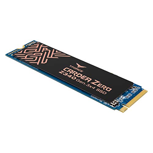 TEAMGROUP T-Force CARDEA Zero Z340 1TB with DRAM and Graphene Copper Foil 3D NAND TLC NVMe PCIe Gen3 x4 M.2 2280 Gaming Internal SSD (Read/Write 3,400/3,000 MB/s) for Laptop & Desktop TM8FP9001T0C311