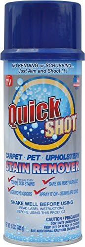 Instagone's Quick Shot Carpet, Pet & Upholstery Stain Remover. 1, 15 oz. aerosol Stream-Shot can