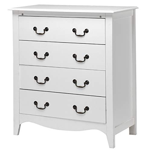 Best white end table with 4 drawers