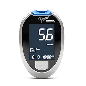 GlucoRx Nexus Blood Glucose Monitoring System Kit (Eligible for VAT relief in the UK)