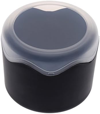 Hommee Jewelry Watch Gift Box Round Plastic Single Watch Box Storage Case Black